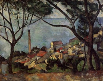 El mar en la playa del Estaque Paul Cezanne Pinturas al óleo